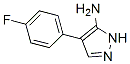 Structure of 4-(4-FLUOROPHENYL)-1H-PYRAZOL-5-AMINE