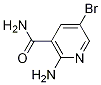 2-AMINO-5-BROMONICOTINAMIDE结构式