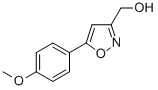Structure of [5-(4-methoxyphenyl)isoxazol-3-yl]methanol(SALTDATA: FREE)