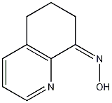 Structure of 8(5H)-QUINOLINONE, 6,7-DIHYDRO-, OXIME