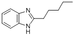 Structure of 2-pentyl-1H-benzimidazole