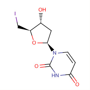 Structure of Uridine, 2',5'-dideoxy-5'-iodo-