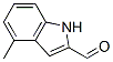 Structure of 1H-INDOLE-2-CARBOXALDEHYDE,4-METHYL-