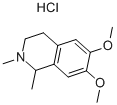 Structure of 1,2-DIMETHYL-6,7-DIMETHOXY-1,2,3,4-TETRAHYDROISOQUINOLINE HYDROCHLORIDE