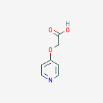2-(4-Pyridinyloxy)-acetic acid结构式
