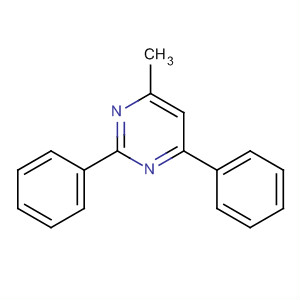 Structure of Pyrimidine, 4-methyl-2,6-diphenyl-