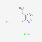 Structure of (2-Methylpyridin-3-yl)methanamine dihydrochloride