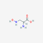 D,L-2-AMINO-3-(HYDROXYAMINO)PROPIONIC ACID结构式