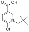 6-CHLORO-N-NEOPENTYLNICOTINIC ACID结构式