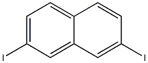 Structure of Naphthalene, 2,7-diiodo-