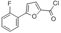 Structure of 5-(2-FLUOROPHENYL)FURAN-2-CARBONYL CHLORIDE