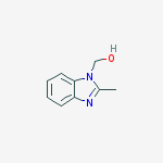 Structure of (2-methylbenzimidazol-1-yl)methanol