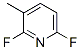 Structure of PYRIDINE,2,6-DIFLUORO-3-METHYL-
