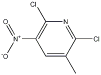 Structure of 2,6-Dichloro-3-methyl-5-nitropyridine