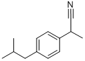 Structure of 2-(4-ISOBUTYLPHENYL)PROPANENITRILE