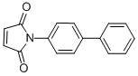 Structure of Maleimide, N-4-biphenylyl-