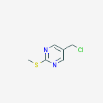 5-(chloromethyl)-2-methylsulfanylpyrimidine结构式