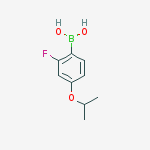 Structure of (2-Fluoro-4-isopropoxyphenyl)boronicacid
