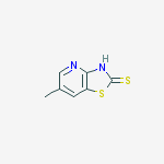 Structure of 2-Mercapto-6-methylthiazolo[4,5-b]pyridine