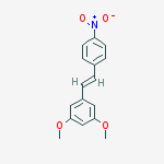 Structure of (E)-1,3-Dimethoxy-5-(4-nitrostyryl)benzene