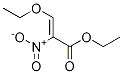 Structure of 2-Propenoic acid, 3-ethoxy-2-nitro-, ethyl ester