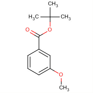 Structure of Benzoic acid, 3-methoxy-, 1,1-dimethylethyl ester