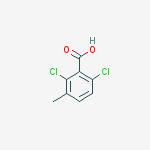 Structure of Benzoic acid, 2,6-dichloro-3-methyl-