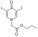 Chemical structure of Propyliodone