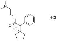 Structure of CYCLOPENTOLATE HYDROCHLORIDE