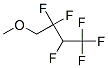 Structure of 1,1,1,2,3,3-hexafluoro-4-methoxybutane