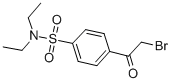 4-(BROMOACETYL)-N,N-DIETHYLBENZENESULFONAMIDE结构式