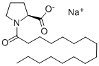 Structure of Sodium 1-palmitoyl-L-prolinate