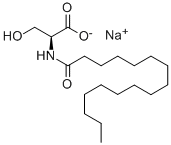 Structure of Sodium N-palmitoyl-L-serinate