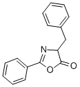 4-BENZYL-2-PHENYL-2-OXAZOLINE-5-ONE结构式