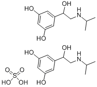 Structure of Orciprenaline sulfate