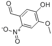 Structure of 5-hydroxy-4-methoxy-2-nitro-benzaldehyde