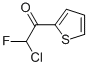 Structure of ETHANONE,2-CHLORO-2-FLUORO-1-(2-THIENYL)-