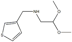 2,2-Dimethoxy-N-(3-thienylmethyl)ethanamine结构式
