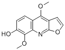 7-羟基-8-甲氧基白藓碱结构式
