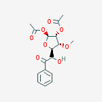 Structure of 1,2-Di-O-acetyl-5-benzoyl-3-O-Methyl-beta-D-ribofuranose