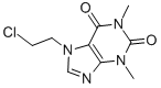 Structure of 7-(2-CHLOROETHYL)THEOPHYLLINE
