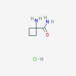 1-Aminocyclobutanecarboxamide结构式