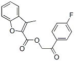 Structure of 2-Benzofurancarboxylicacid,3-methyl-,2-(4-fluorophenyl)-2-oxoethylester(9CI)