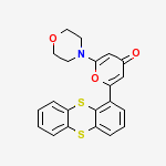 Structure of 2-(Morpholin-4-yl)-6-(thianthren-1-yl)-4H-pyran-4-one