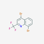 Structure of 2-Trifluoromethyl-4,8-dibromoquinoline