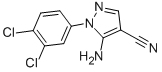 5-氨基-1-(3,4-二氯苯基)-1H-吡唑-4-甲腈结构式