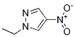Structure of 1H-pyrazole, 1-ethyl-4-nitro-