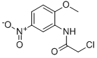 2-氯-N-(2-甲氧基-5-硝基-苯基)乙酰胺结构式