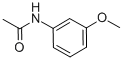 Structure of 3-METHOXYACETANILIDE