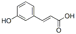 Chemical structure of 3-HYDROXYCINNAMIC ACID